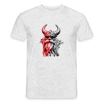 Ragnar Red - Männer T-Shirt - Grau meliert - Vorne - AI Model Male 178 dark (178cm)