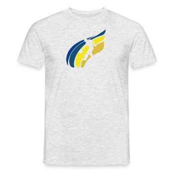 Bowling Pin Bowler - Männer T-Shirt - Grau meliert - Vorne - AI Model Male 178 dark (178cm)