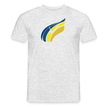 Turner Handstand Gymnastik - Männer T-Shirt - Grau meliert - Vorne - AI Model Male 178 dark (178cm)