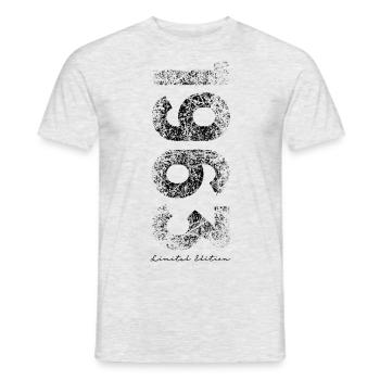Limited Edition 1963 - Geburtstag 1963 - Männer T-Shirt - Grau meliert - Vorne - AI Model Male 178 dark (178cm)