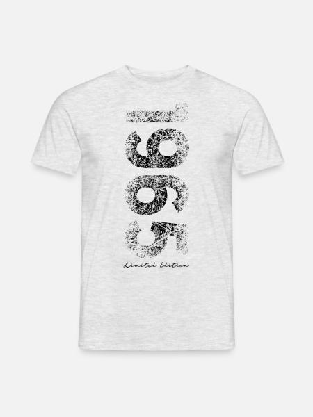 Limited Edition 1965 - Geburtstag 1965 - Männer T-Shirt - Grau meliert