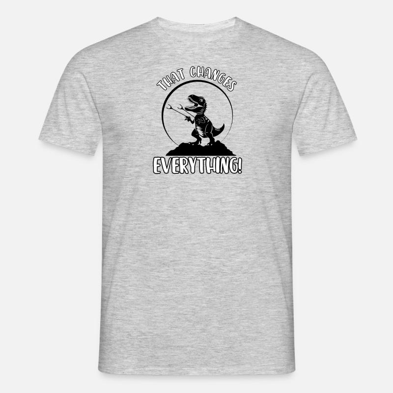 That changes everything - Men's T-Shirt - heather grey