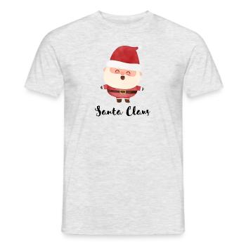 Santa Claus - Männer T-Shirt - Grau meliert - Vorne - AI Model Male 178 dark (178cm)