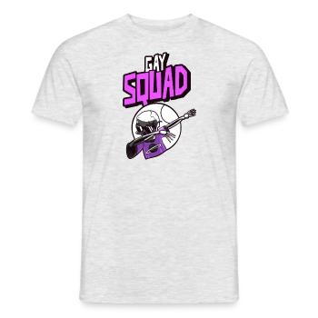 Gay squad. Gay pride. Pride month. - T-shirt homme - gris chiné - Devant - AI Model Male 178 dark (178cm)