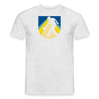 Bowling Pin Kugel - Männer T-Shirt - Grau meliert - Vorne - AI Model Male 178 dark (178cm)