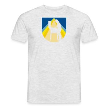 Arcade Pinball Gambler - T-shirt homme - gris chiné - Devant - AI Model Male 178 dark (178cm)