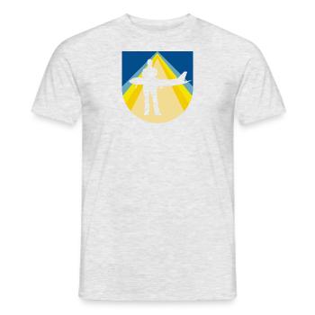 Airline Aircraft Stewardess - Men's T-Shirt - heather grey - Front - AI Model Male 178 dark (178cm)