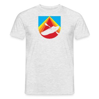 Kayak Sports nautiques Aviron - T-shirt homme - gris chiné - Devant - AI Model Male 178 dark (178cm)