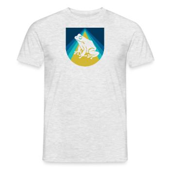 Frog amphibian newt - Men's T-Shirt - heather grey - Front - AI Model Male 178 dark (178cm)