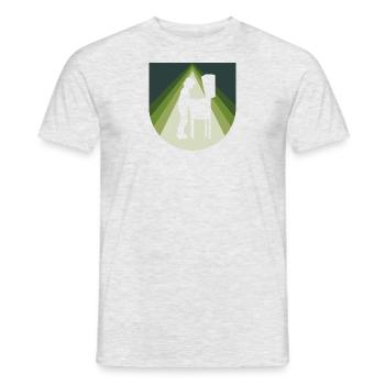 Pinball Gambler - Men's T-Shirt - heather grey - Front - AI Model Male 178 dark (178cm)