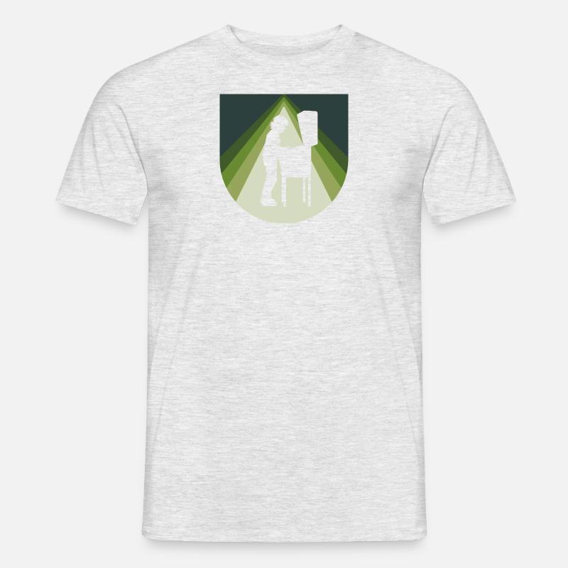 Flipper Zocker - Männer T-Shirt - Grau meliert