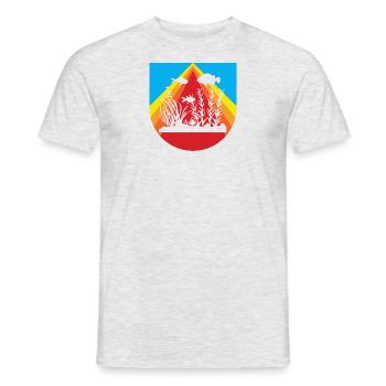 Aquarium Sea - Men's T-Shirt - heather grey - Front - AI Model Male 178 dark (178cm)
