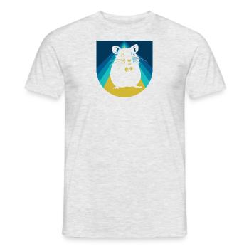 Rongeur Souris de compagnie - T-shirt homme - gris chiné - Devant - AI Model Male 178 dark (178cm)