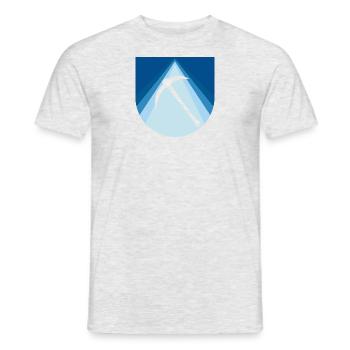 Mine Bergbau - Männer T-Shirt - Grau meliert - Vorne - AI Model Male 178 dark (178cm)