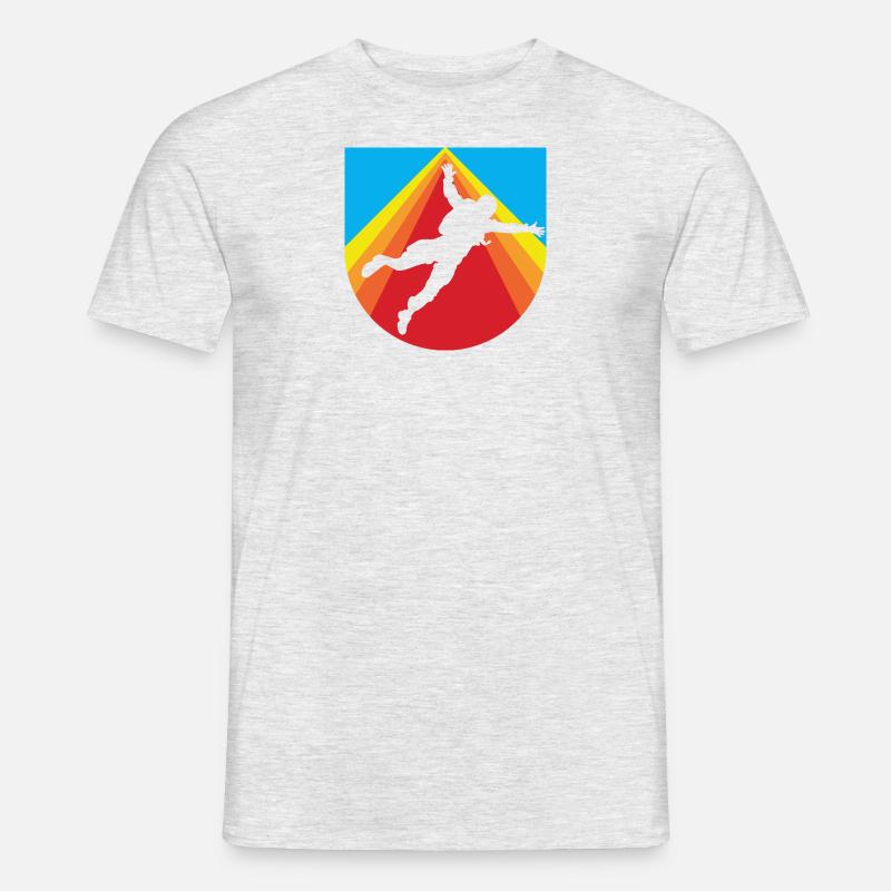 Skydiving Parachuting - Männer T-Shirt - Grau meliert