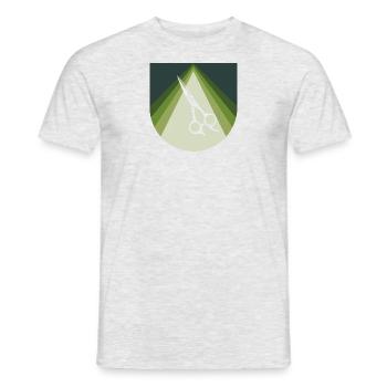 Friseurin Coiffeur Lehre - Männer T-Shirt - Grau meliert - Vorne - AI Model Male 178 dark (178cm)