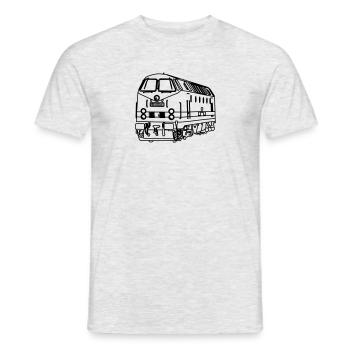 DR 119 - Men's T-Shirt - heather grey - Front - AI Model Male 178 dark (178cm)