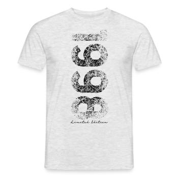 Édition limitée 1998 Anniversaire 1998 - T-shirt homme - gris chiné - Devant - AI Model Male 178 dark (178cm)
