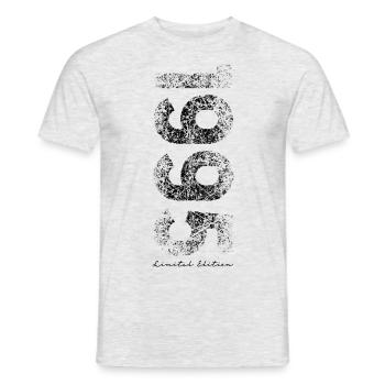 Édition limitée 1995 Anniversaire 1995 - T-shirt homme - gris chiné - Devant - AI Model Male 178 dark (178cm)