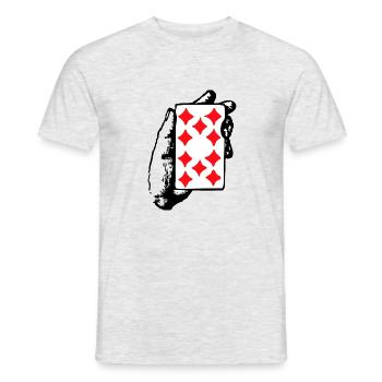 map - Men's T-Shirt - heather grey - Front - AI Model Male 178 dark (178cm)