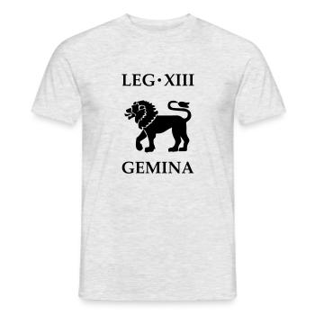 legio_xiii_gemina - T-shirt homme - gris chiné - Devant - AI Model Male 178 dark (178cm)