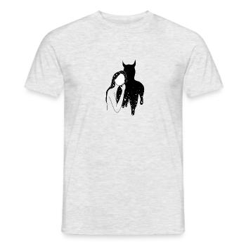 Dance with the Devil - Men's T-Shirt - heather grey - Front - AI Model Male 178 dark (178cm)