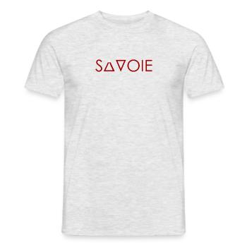 Savoie Montagne - T-shirt homme - gris chiné - Devant - AI Model Male 178 dark (178cm)