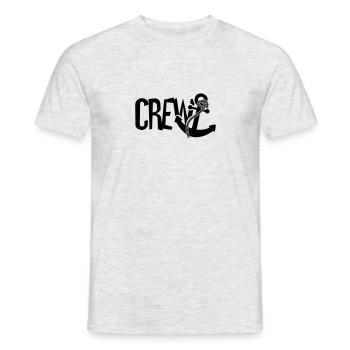 Crew Anker Matrose - Männer T-Shirt - Grau meliert - Vorne - AI Model Male 178 dark (178cm)