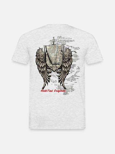 templar knight - Männer T-Shirt - Grau meliert