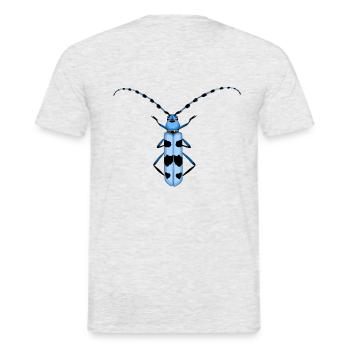 Rosalie des Alpes - T-shirt homme - gris chiné - Dos - AI Model Male 178 dark (178cm)