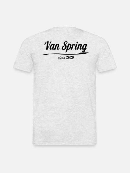VanSpring - Männer T-Shirt - Grau meliert