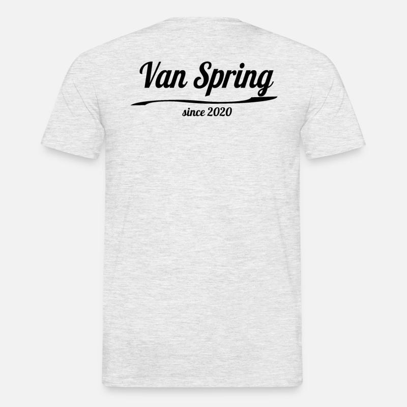 VanSpring - Männer T-Shirt - Grau meliert