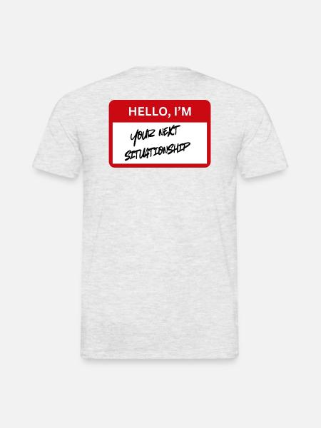 Dating 2024 be like - Männer T-Shirt - Grau meliert