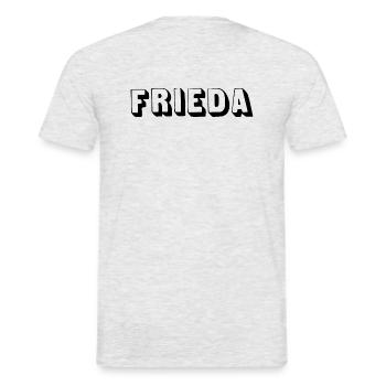 Nom - Frieda - T-shirt homme - gris chiné - Dos - AI Model Male 178 dark (178cm)