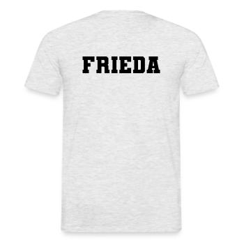 Nom - Frieda - T-shirt homme - gris chiné - Dos - AI Model Male 178 dark (178cm)