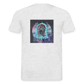Skatepunk Woman Ms. Black - Männer T-Shirt - Grau meliert - Hinten - AI Model Male 178 dark (178cm)
