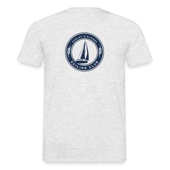 voilier SABLES D OLONNE - T-shirt homme - gris chiné - Dos - AI Model Male 178 dark (178cm)