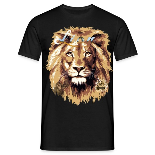 lion big scale 4x Gemälde3 - Männer T-Shirt