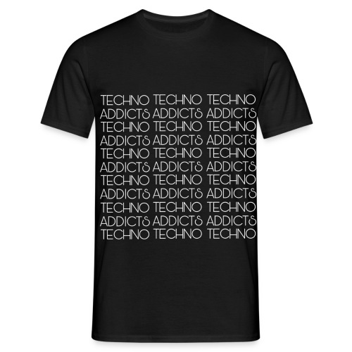Techno Addicts - All Over Design - Männer T-Shirt