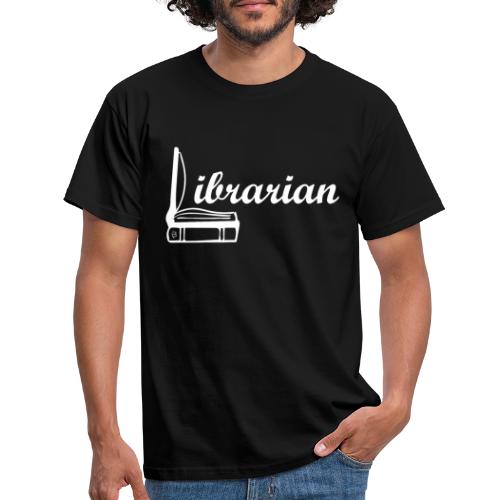 0325 Bibliotekar Bibliotekar Cool design - Herre-T-shirt