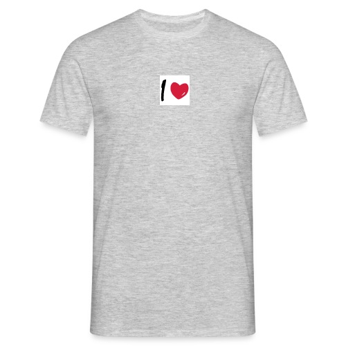 I LOVE - Männer T-Shirt
