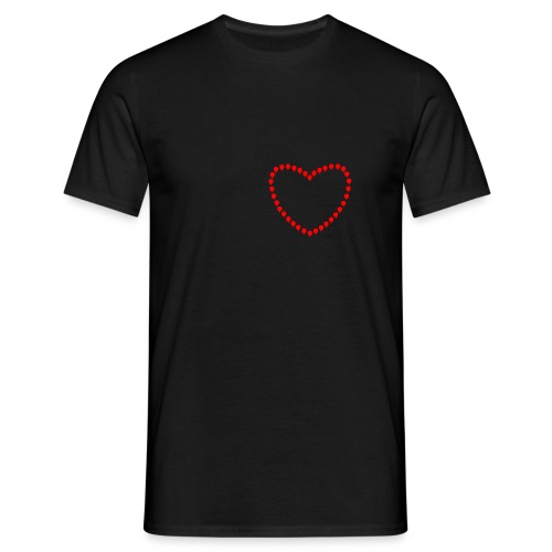Hjerte fra luftballoner - Herre-T-shirt