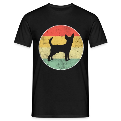 Chihuahua Hund Retro - Männer T-Shirt