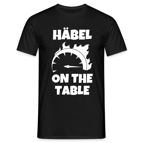 HÄBEL ON THE TABLE Lokführer Geschenk - Männer T-Shirt