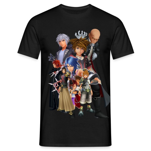Kingdom Hearts Design (WjkoenhdindustrieS) - Men's T-Shirt
