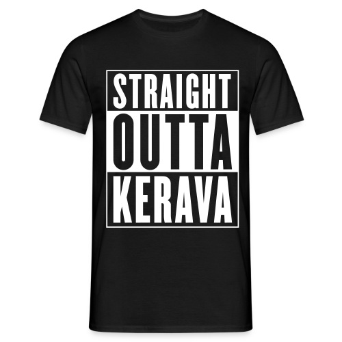 Straight outta Kerava - Miesten t-paita