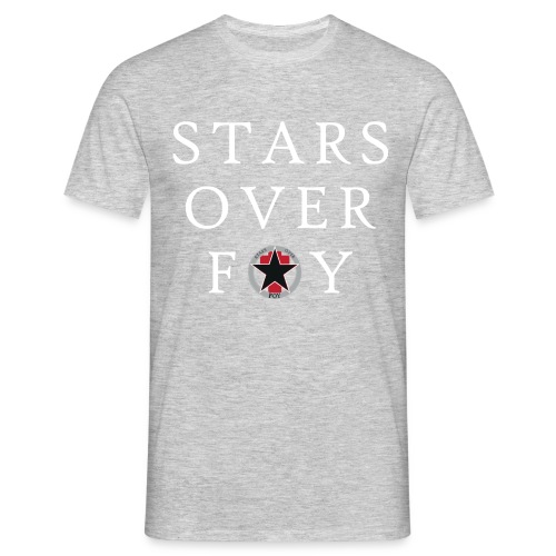 stars large text logo center - Men's T-Shirt