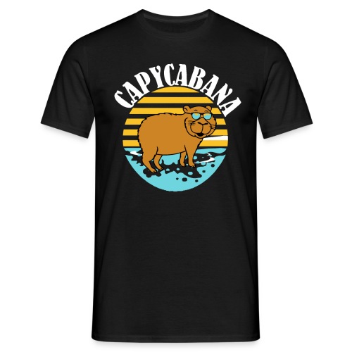 Capycabana Capybara Chinchilla Wasserschwein - Männer T-Shirt