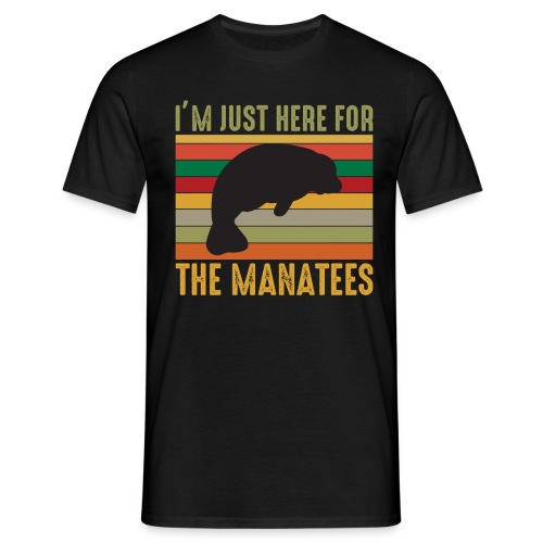 I'm Just Here to The Manatees Seekuh Zoologe - Männer T-Shirt