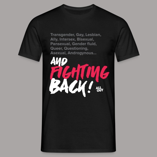 Fighting Back - Men's T-Shirt